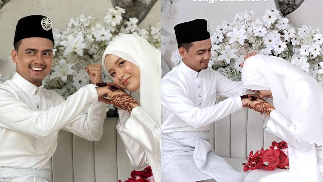 Naufal Azrin selamat bernikah
