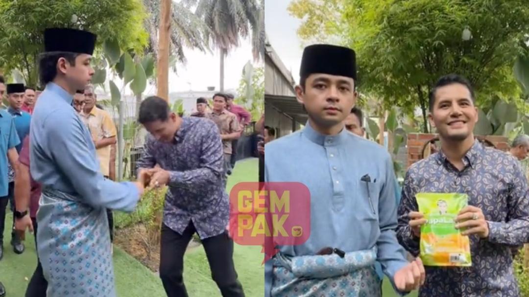 Aliff Syukri Behave depan Tengku Hassanal