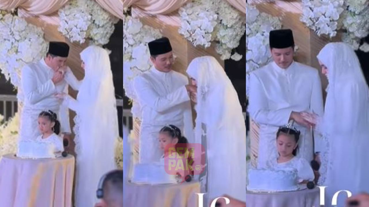 Fattah Amin, Amira Salam Cium Tangan, Netizen Pula Yang Blushing