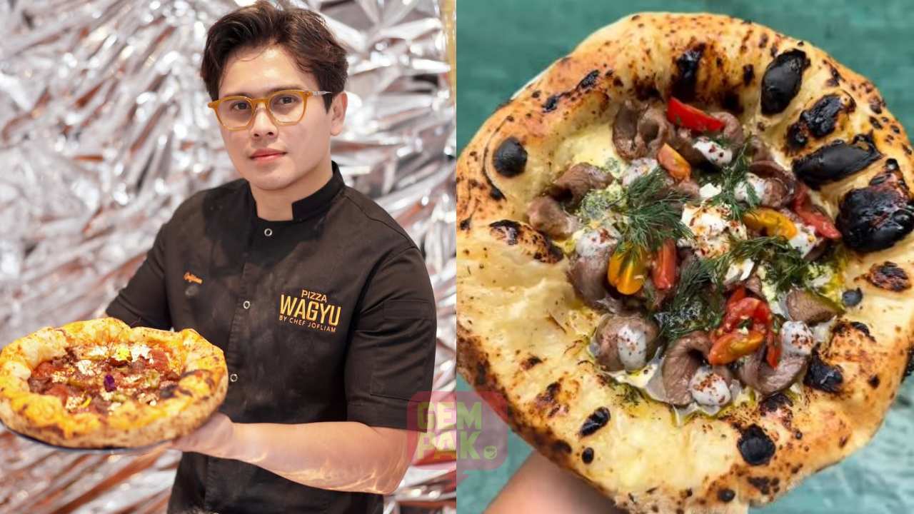 Jofliam buat doh piza wagyu sendiri