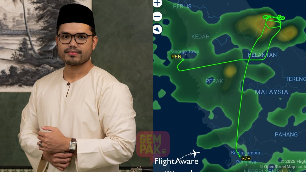 Khairul Aming Berdepan Detik Cemas Dalam Kapal Terbang