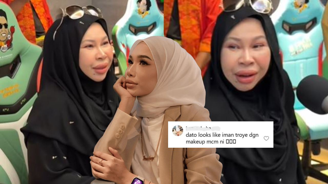 Vida nampak macam Iman Troye