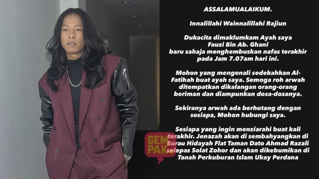 Ayah Pasya Meninggal