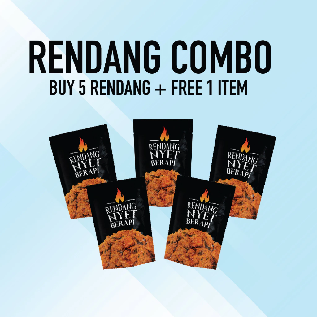 Rendang Nyet Berapi Khairul Aming (Buy 5 FREE 1)