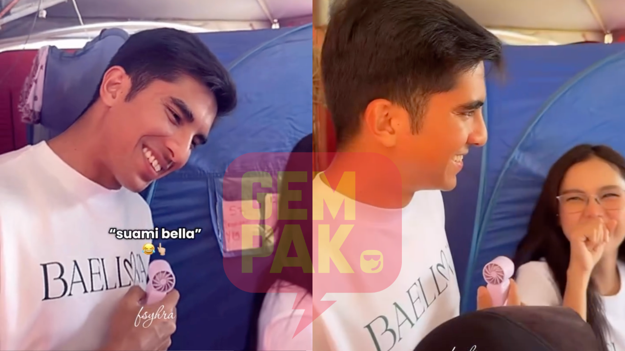 Syed Saddiq dan Bella Astillah turun padang bantu mangsa kebakaran di Sabah, netizen terhibur dengan tersasul 'suami'