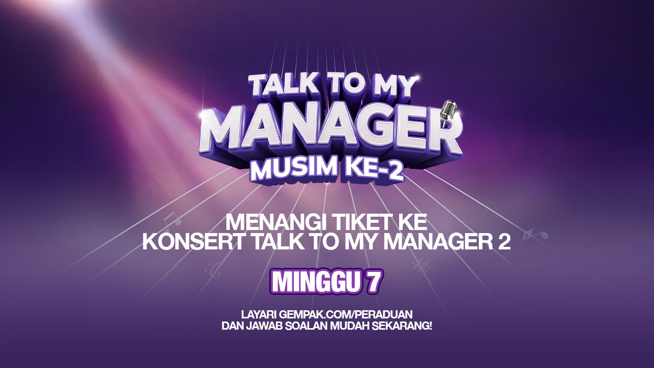 Poster Konsert Talk To My Manager 2 Minggu 7