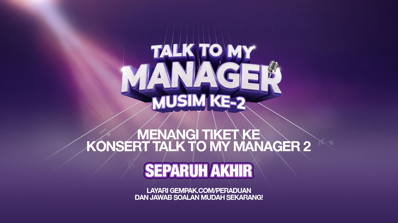 Poster Konsert Talk To My Manager 2 Minggu 9