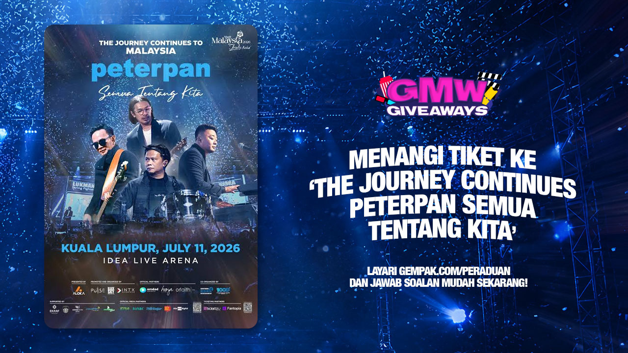Poster GMW Giveaway: The Journey Continues Peterpan Semua Tentang Kita