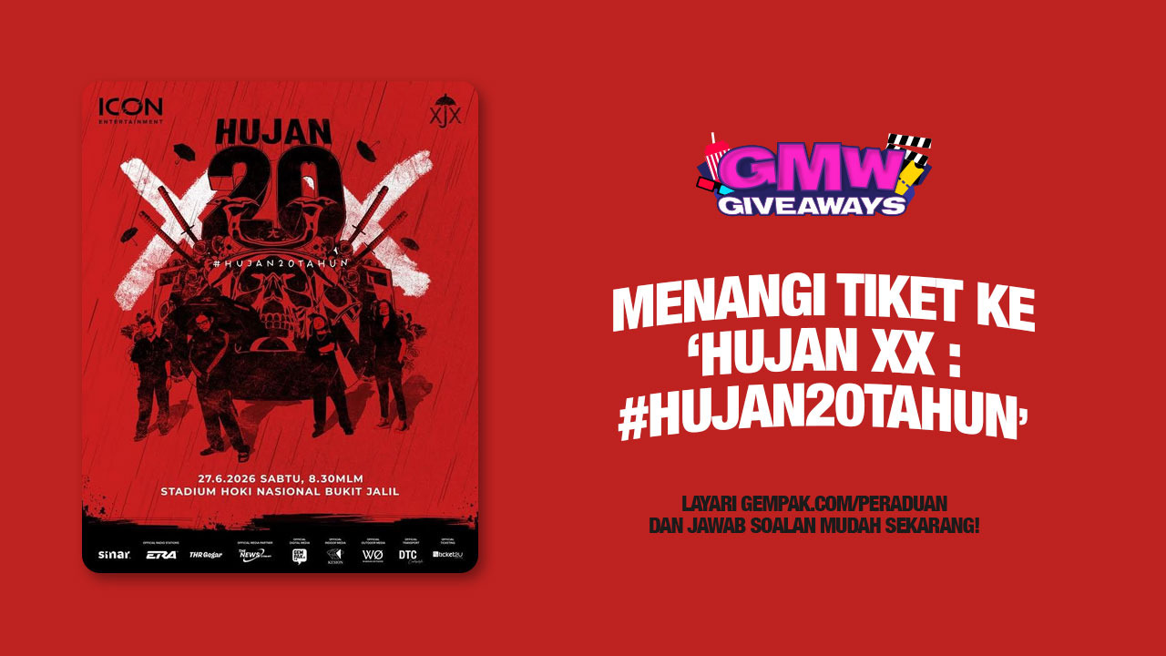 Poster HUJAN XX : #HUJAN20TAHUN