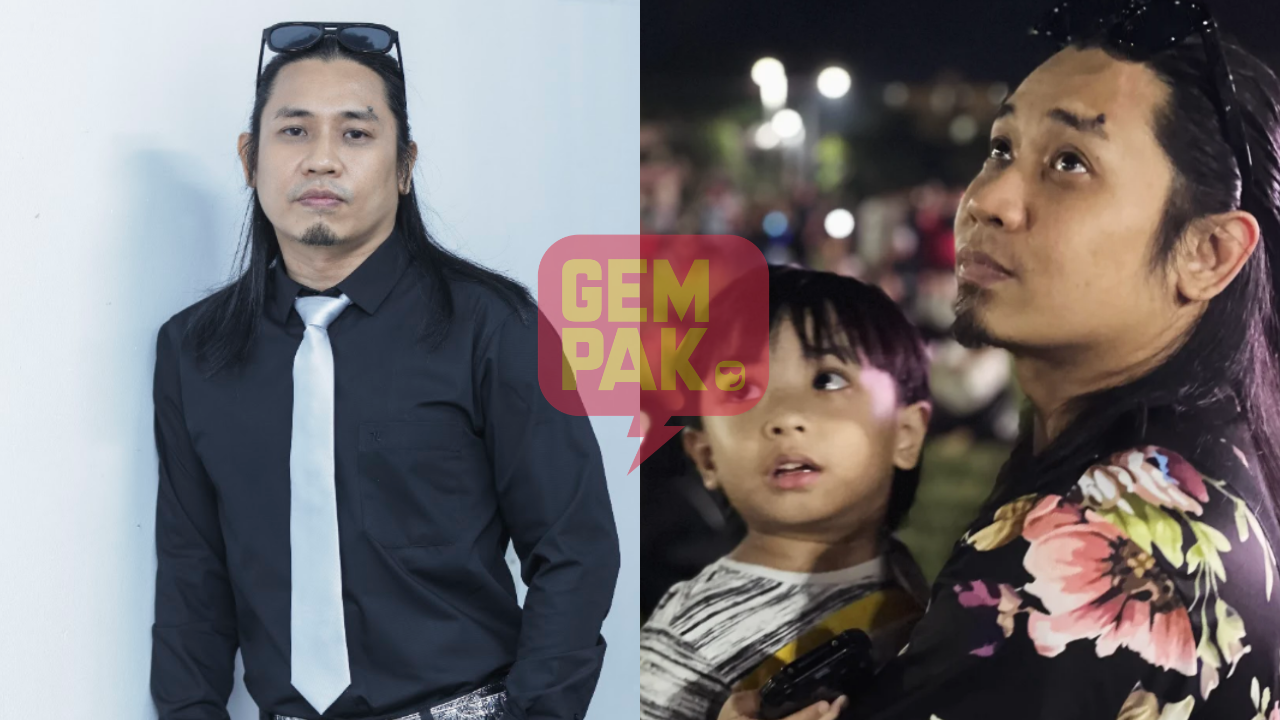 ファイズル・サニーの近影と、長男ノアと過ごす姿を並べた写真