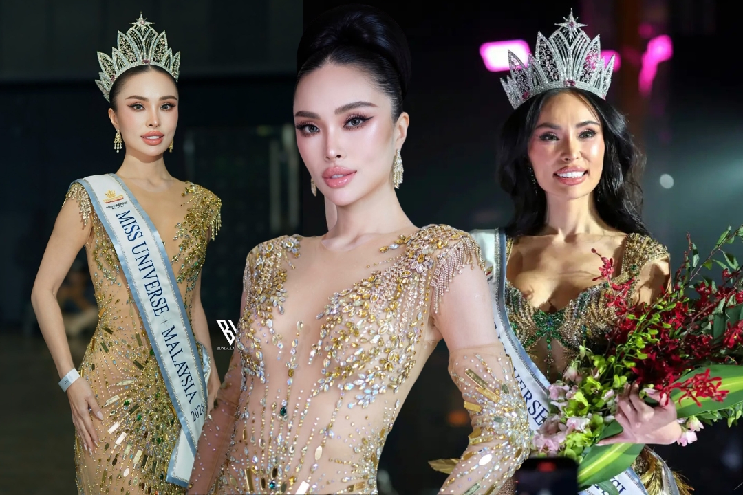 Miss Universe Malaysia 2026のたすきを着けたEunice Wong
