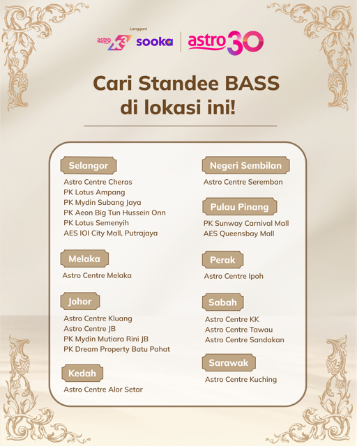 Contoh gambar standee BASS 3
