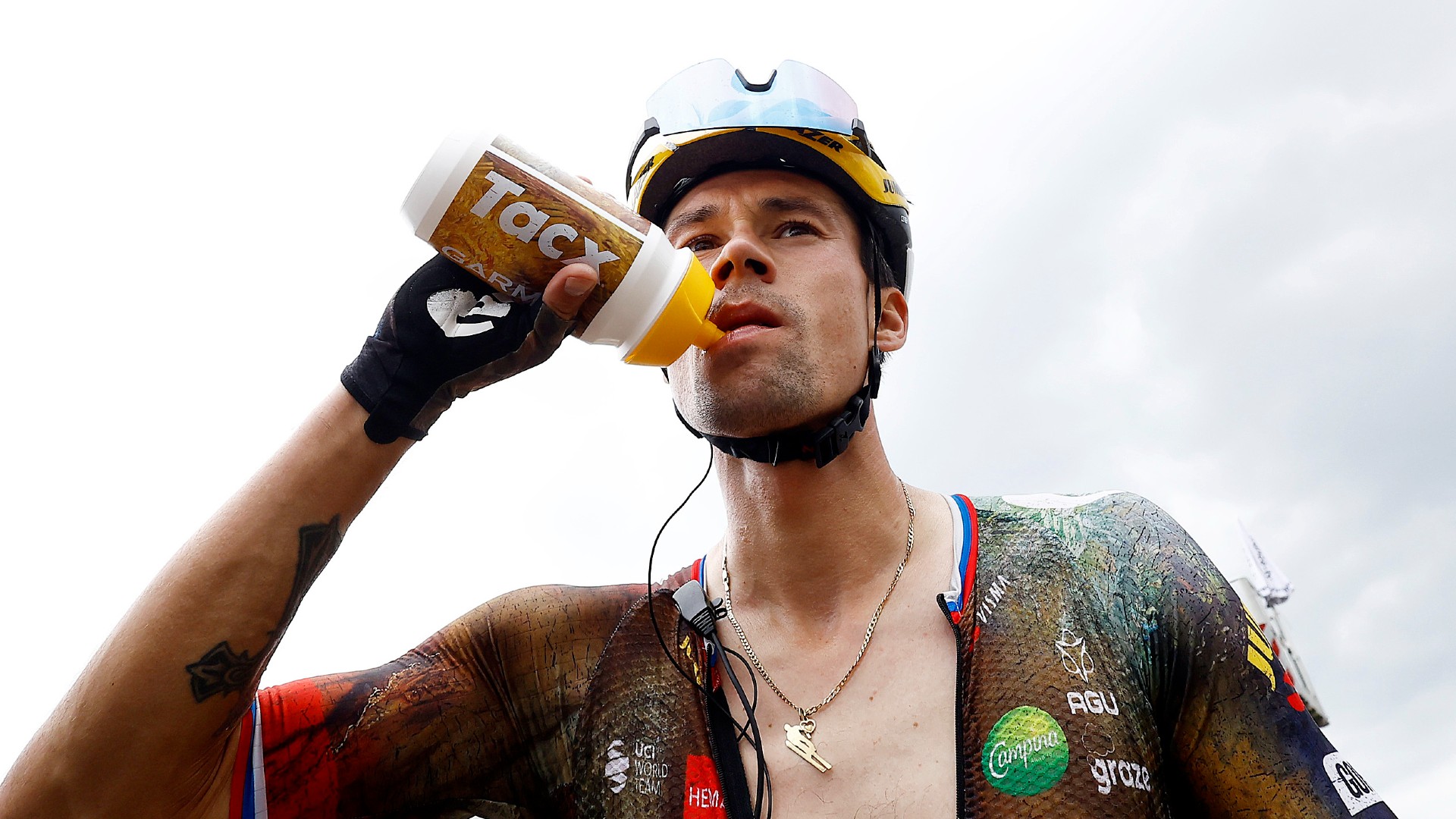 Tour de France: Roglic withdraws injured as leader Vingegaard suffers ...