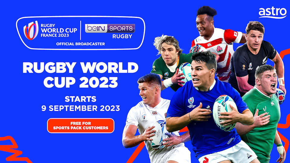 Astro Sports Pack subscribers can watch 2023 Rugby World Cup for free ...