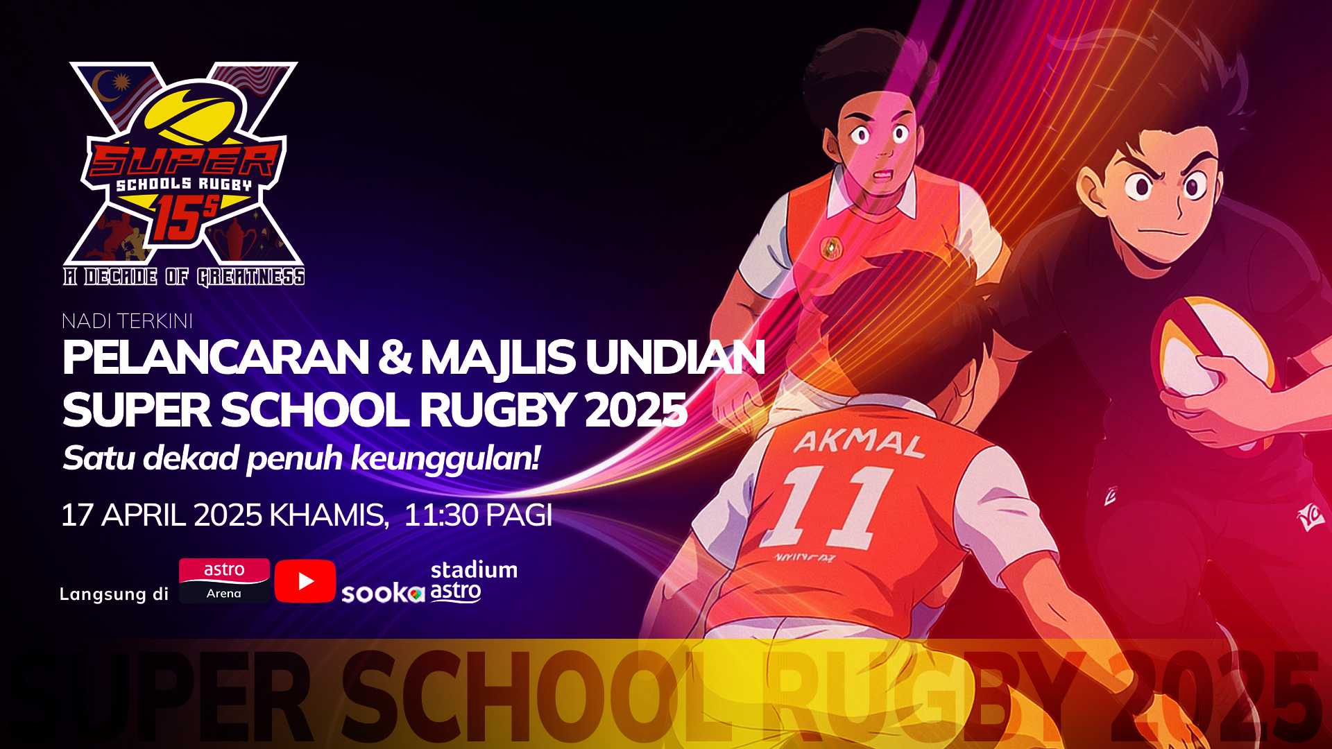 Ssr Rugby Nadi Terkini: Pelancaran-Majlis Undian Super School Rugby 2025 ...