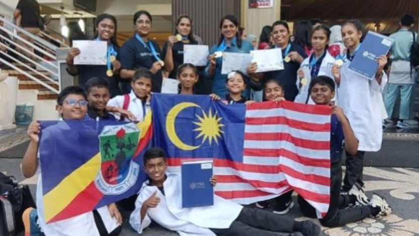 SJK(T) Alor Gajah Students Bring Home Double Gold from International Science Fair | Astro Ulagam