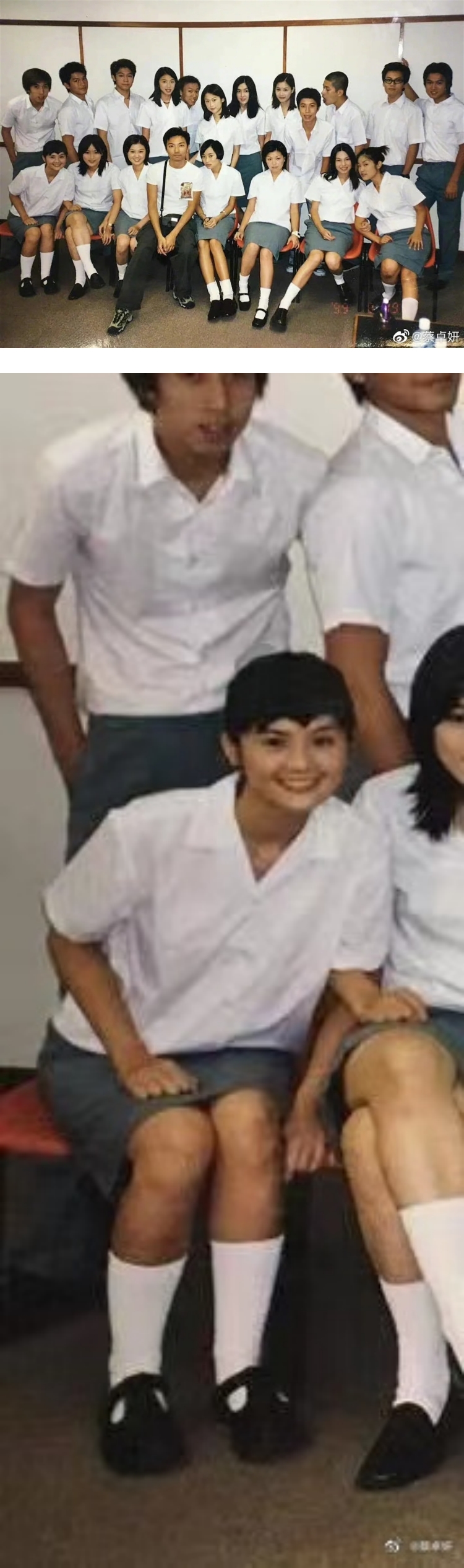 阿sa学生时期旧照