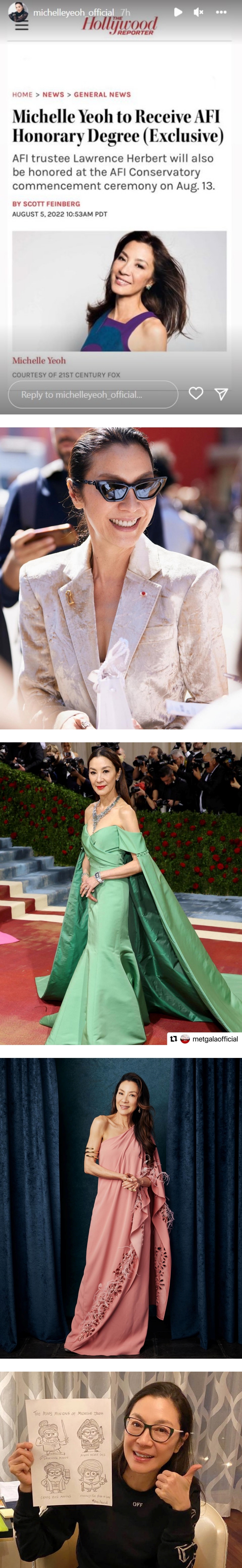 杨紫琼AFI荣誉博士