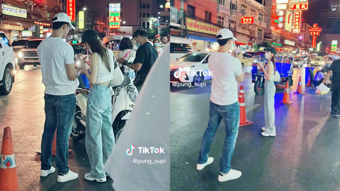 Baifern 、Nine曼谷街头亲密互动全被拍