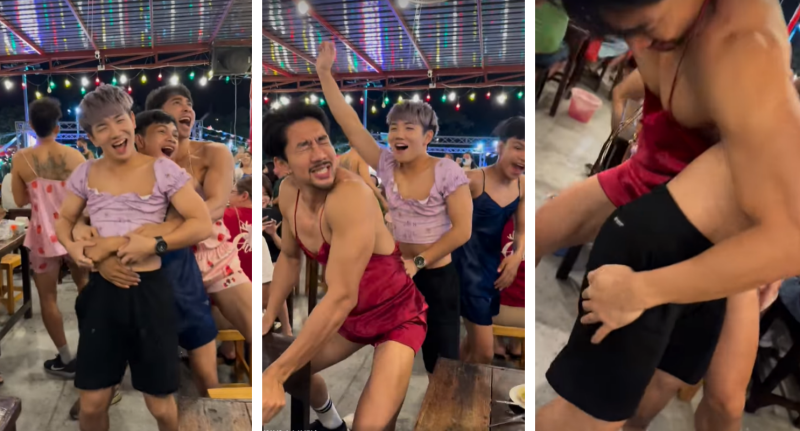 常乐斗舞泰国猛男