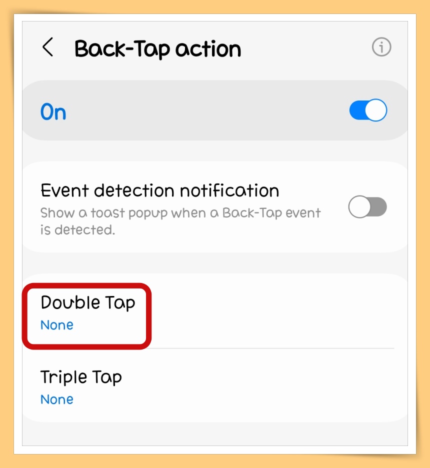 Double Tap