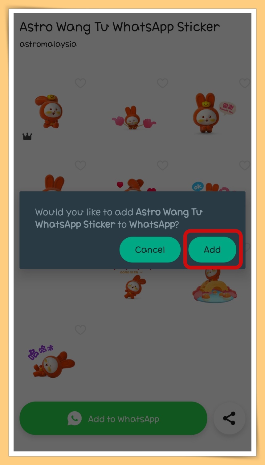 Click Add