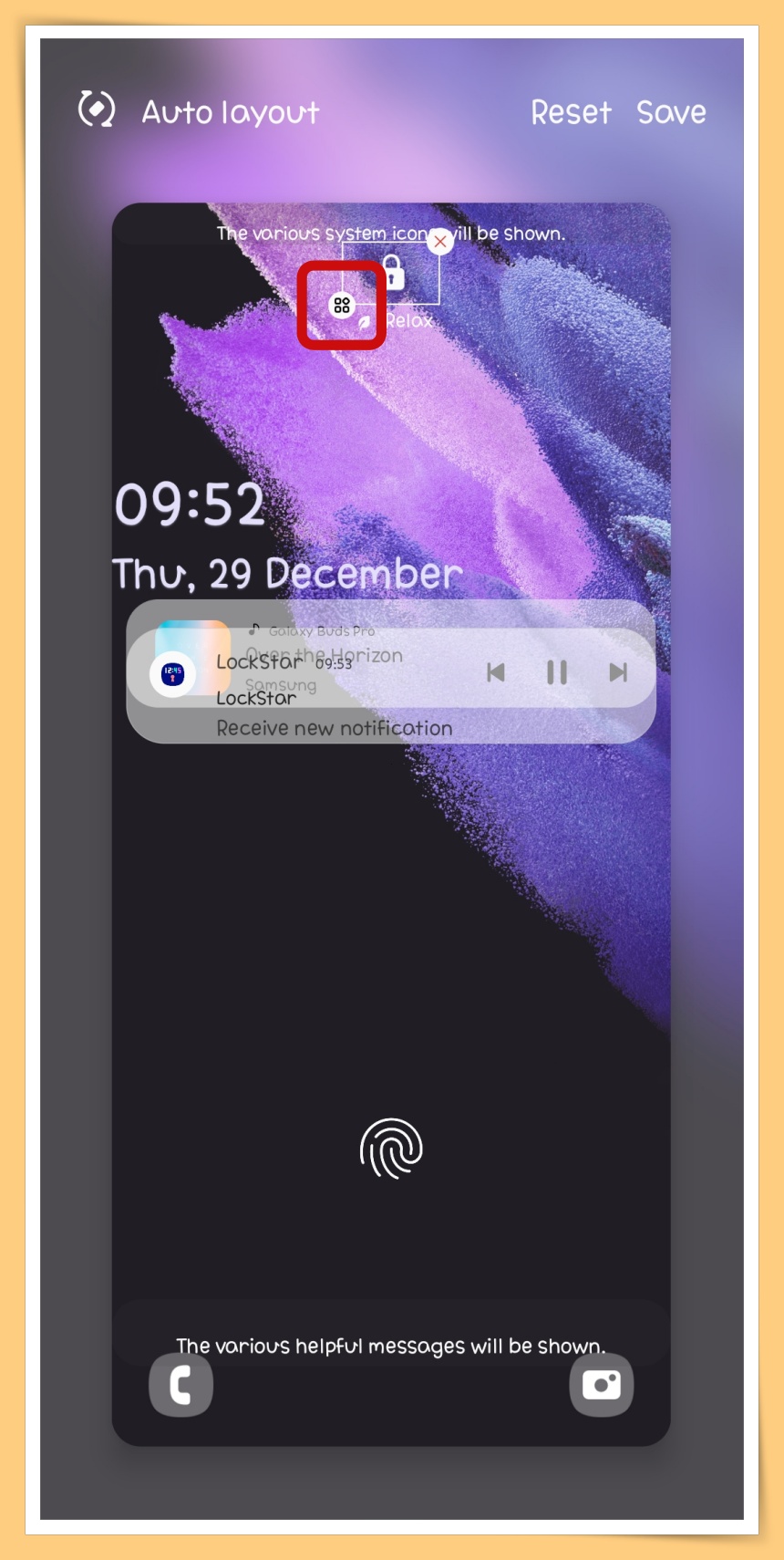 Click Small Box icon