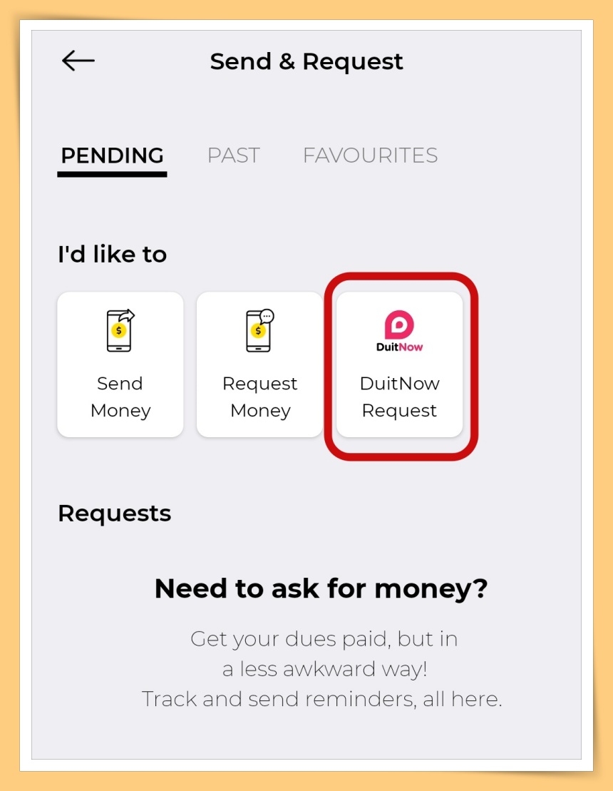 Click DuitNow Request