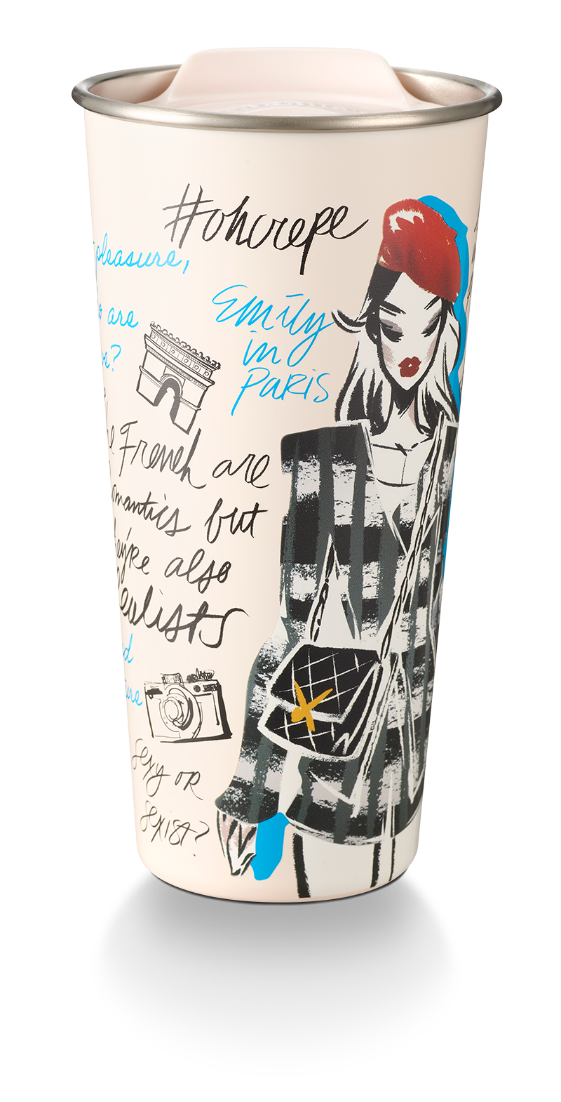 Emily in Paris + Starbucks 16oz Stainless Steel Tumbler