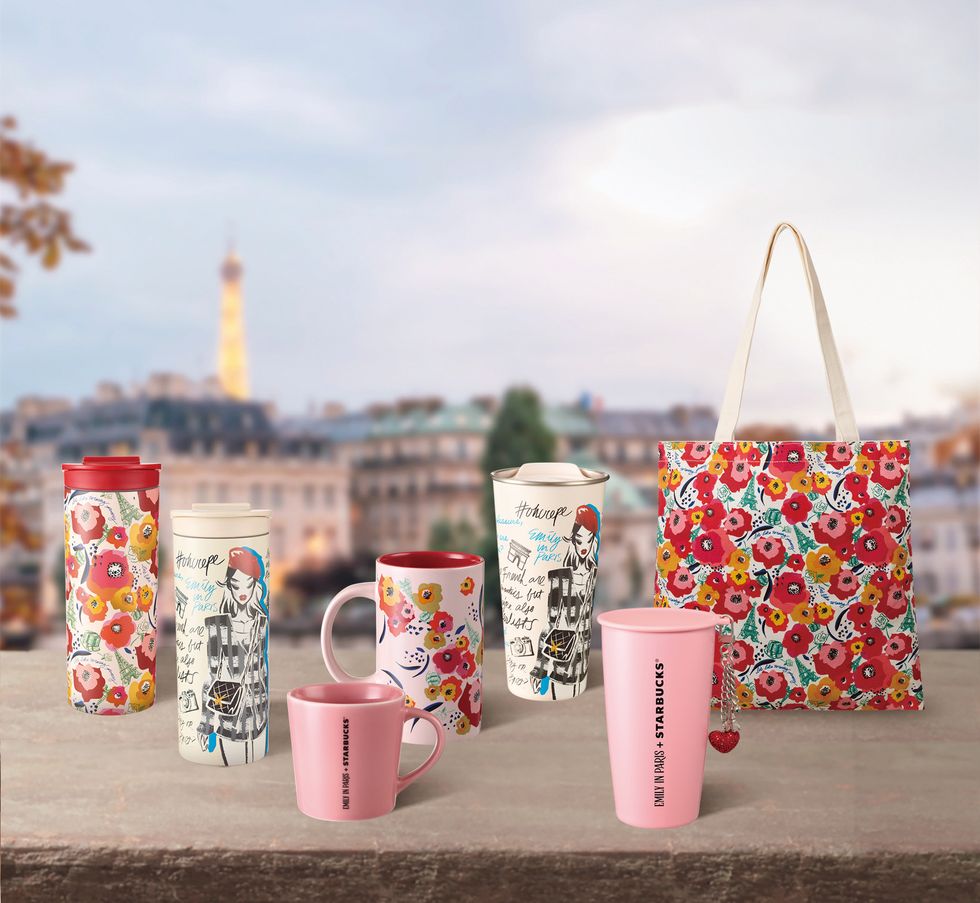 Starbucks x Emily in Paris系列