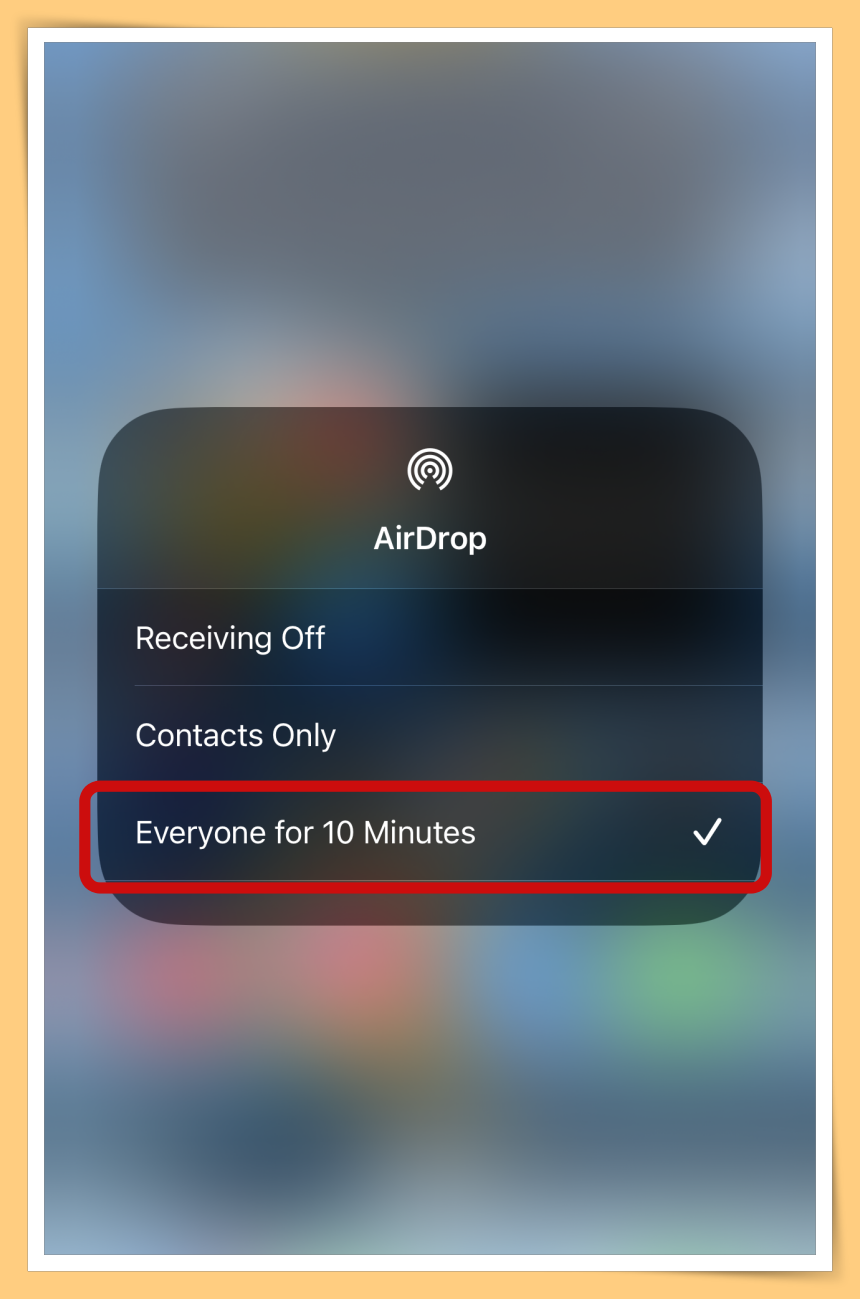AirDrop Everyone 10 min