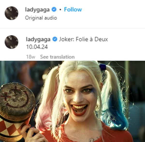 Lady Gaga证实出演《Joker 2》