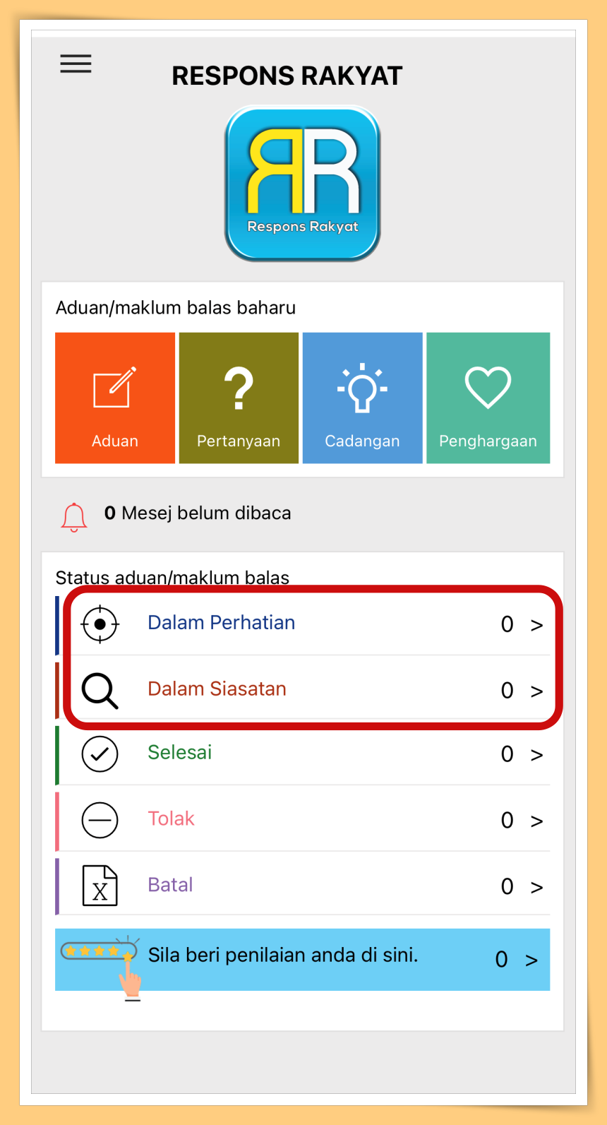 Checking status