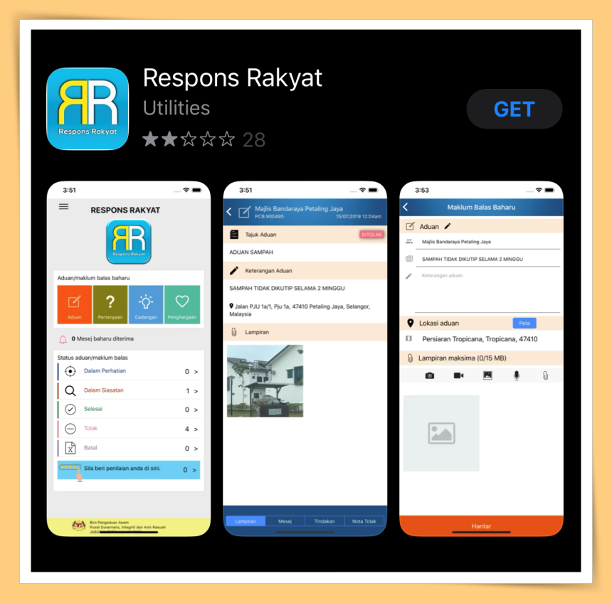 Download Responds Rakyat App