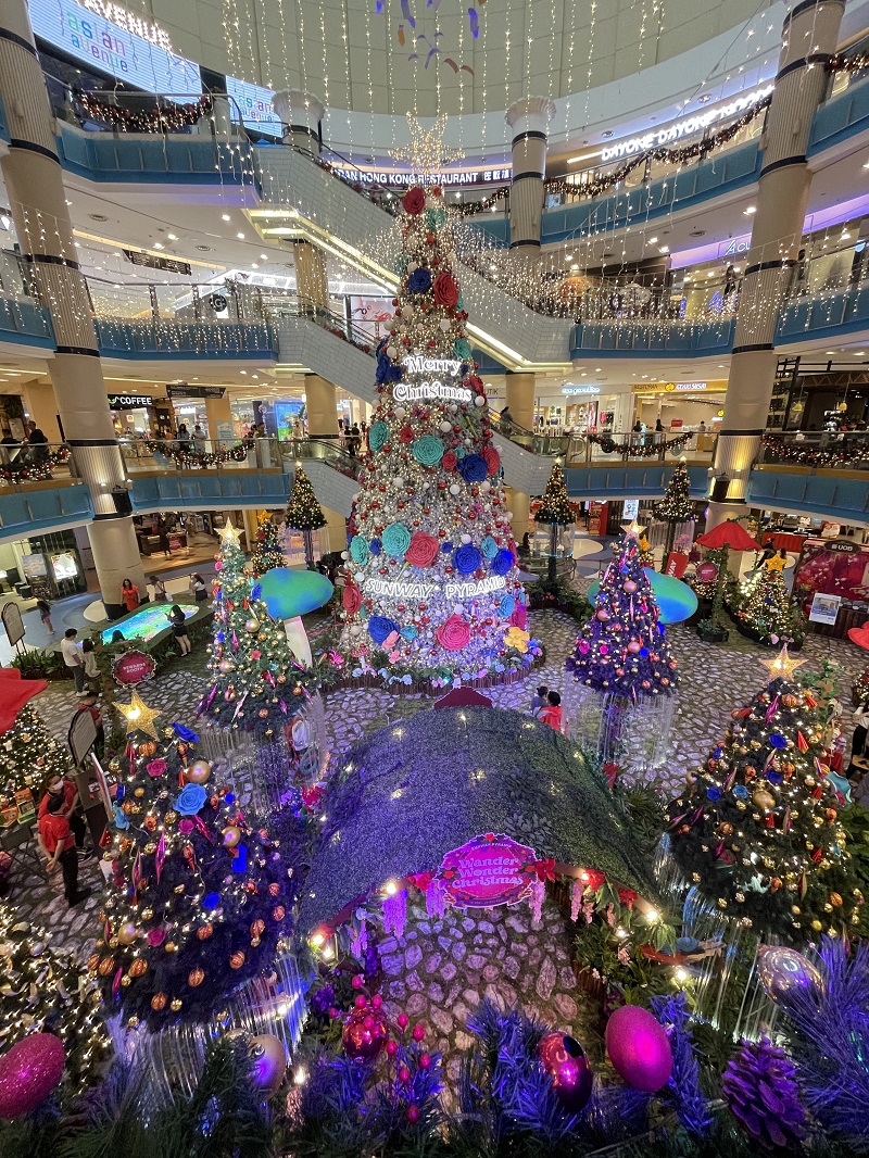 sunway pyramid圣诞装饰