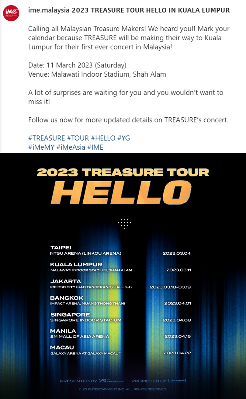 韩男团TREASURE来马