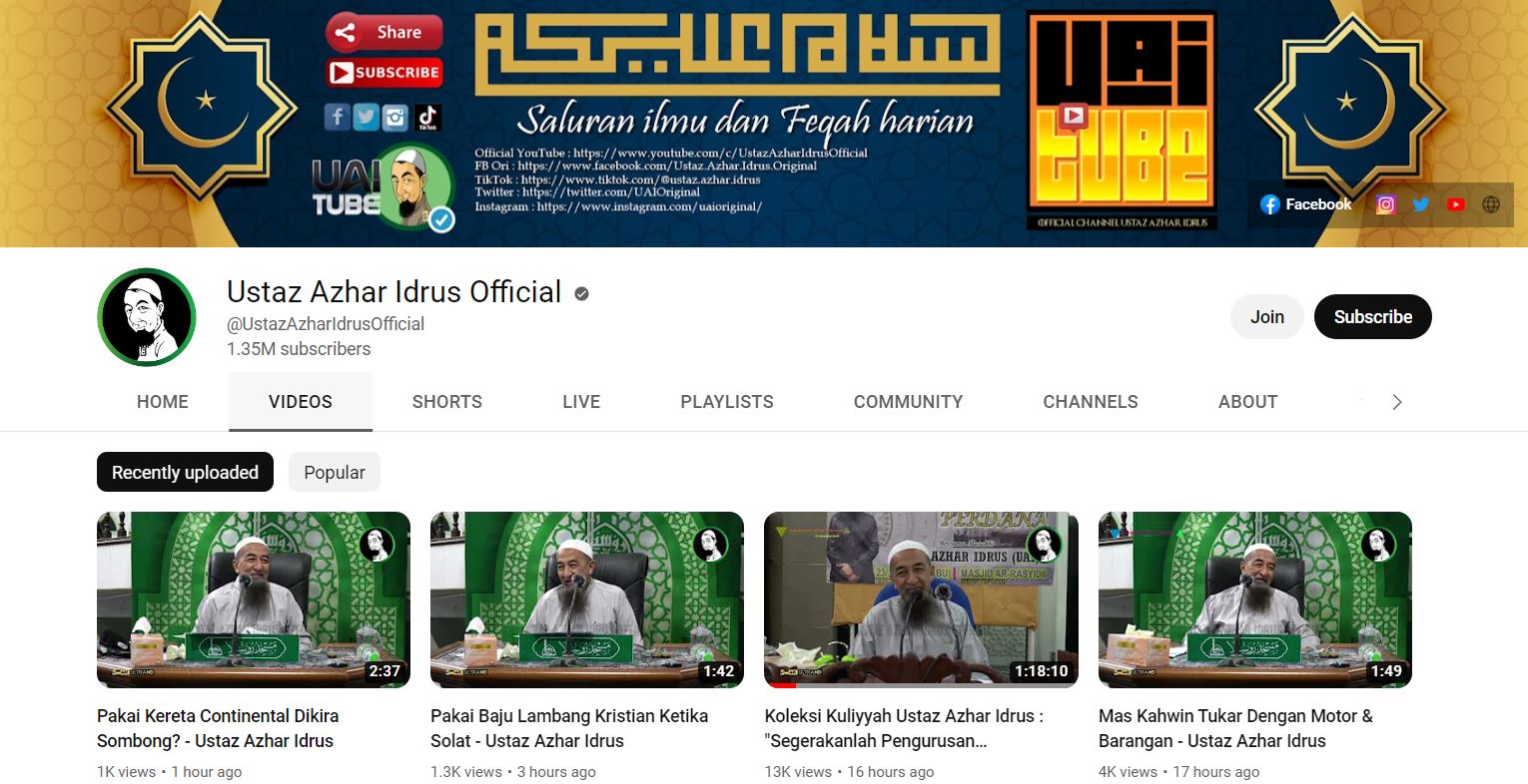 Ustaz Azhar Idrus