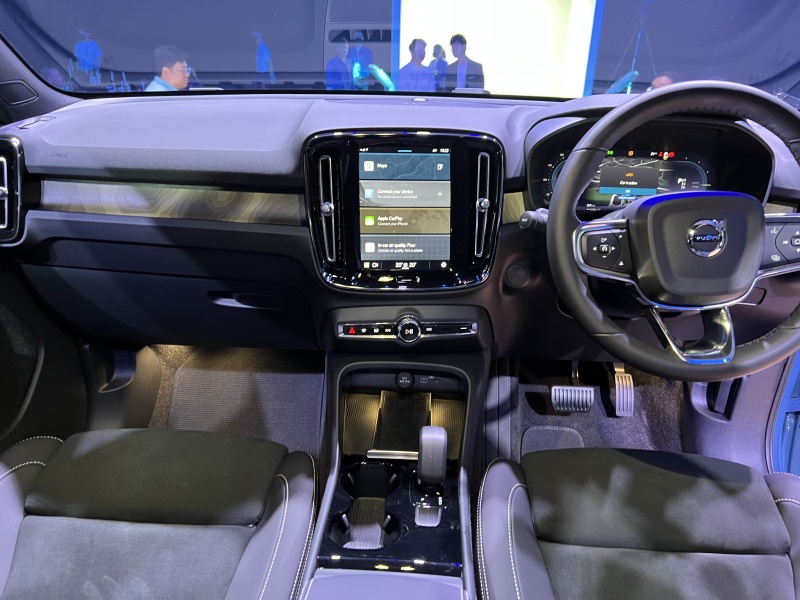 Volvo C40 Recharge Pure Electric inside design