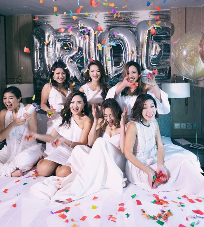 bridal shower 是给准新娘婚前的单身派对