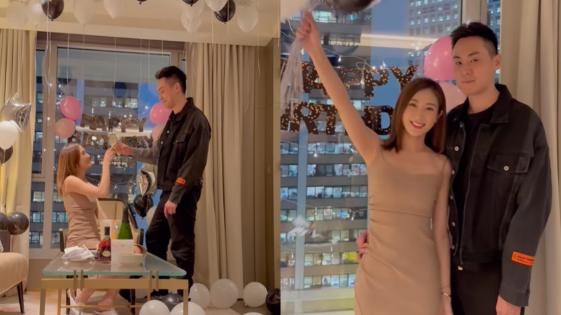 蔡嘉欣和富豪男友Derek