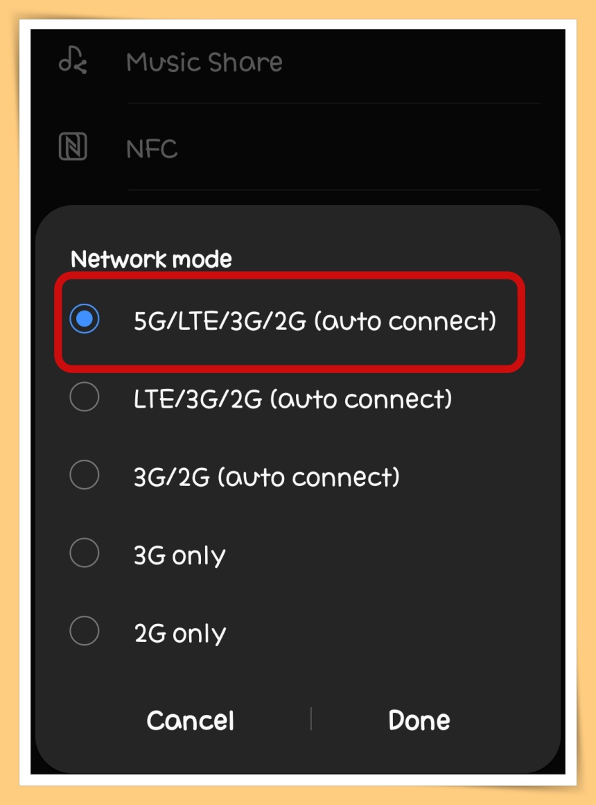 Choose 5G