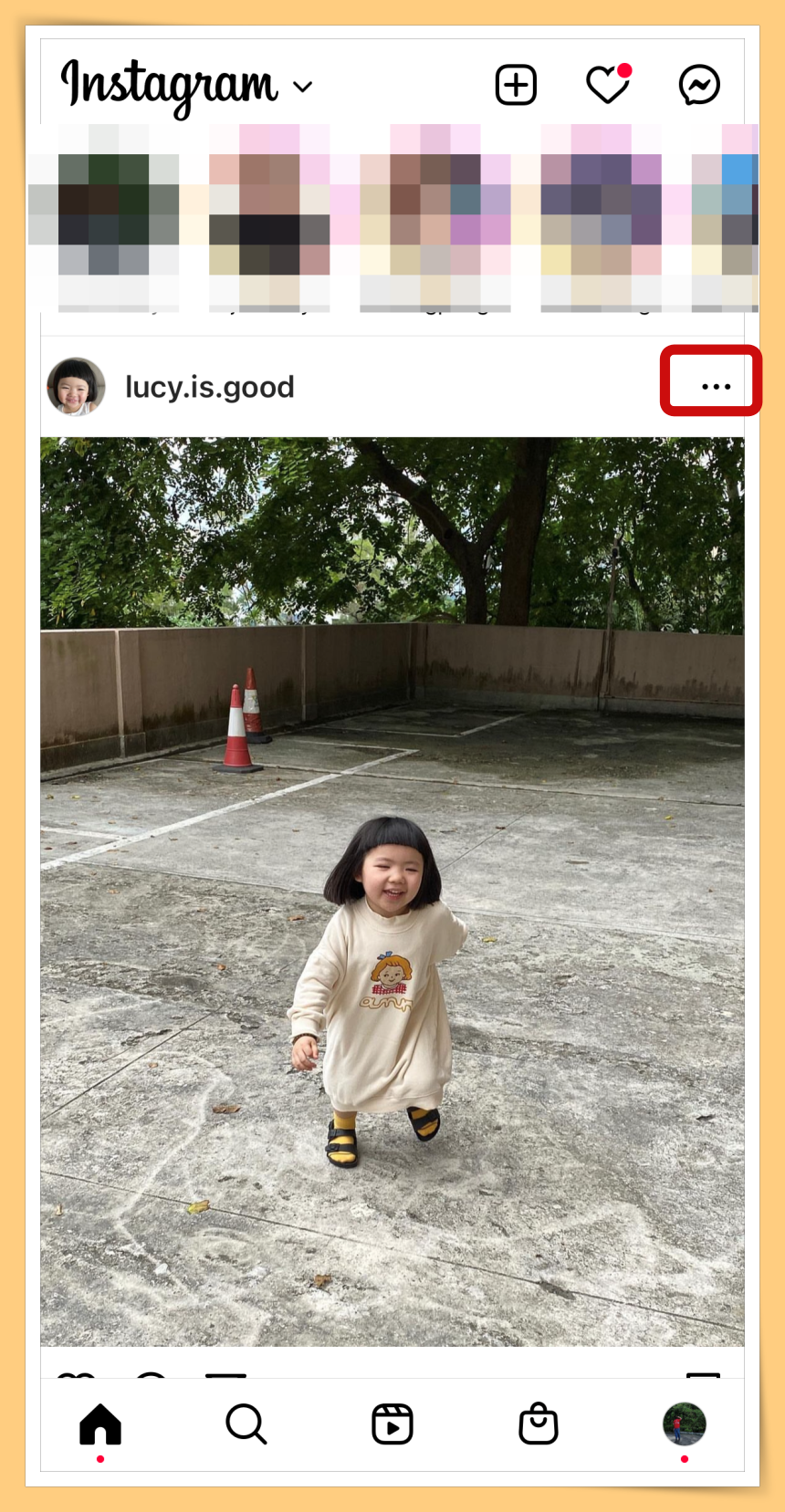 Click the 3 dots
