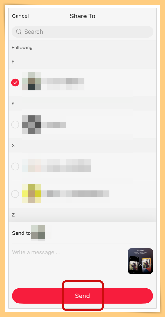 Choose Share To