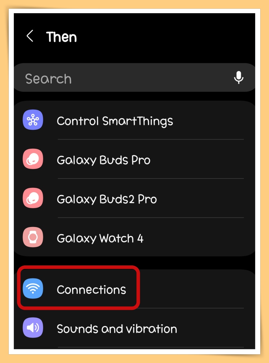 Choose Connection