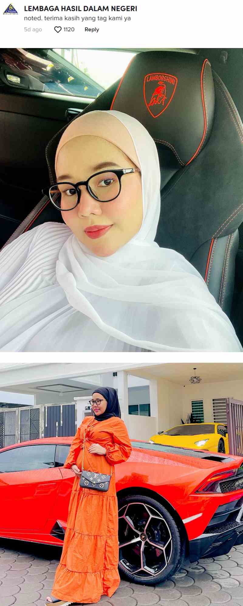 大马网红Farhana Zahra嫌弃Lamborghini