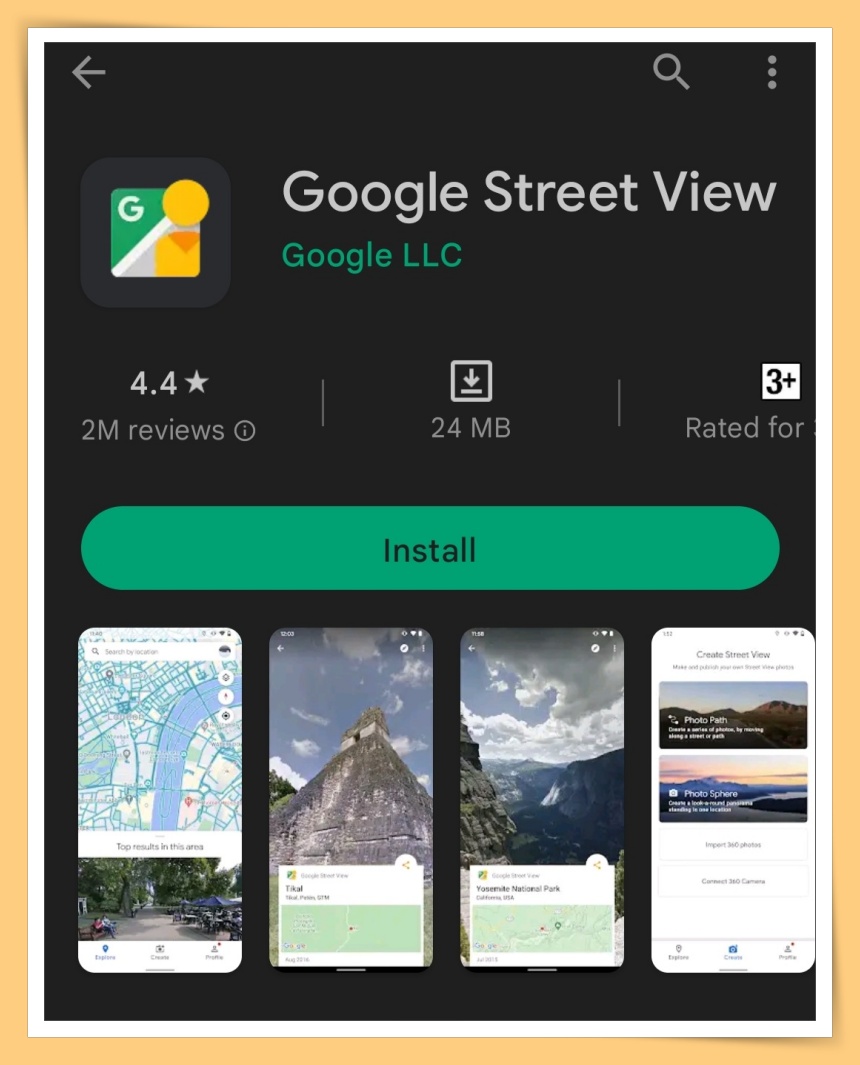 Google Street View App
