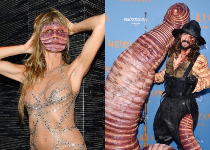 Heidi Klum为了贴近角色特别做了特殊化妆