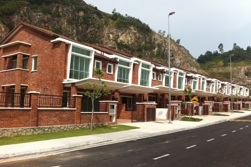Sungai Long红砖屋子
