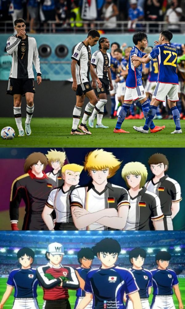 《足球小将》神预测日本2比1掀翻德国