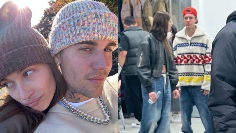 Justin Bieber夫妇在日本逛街